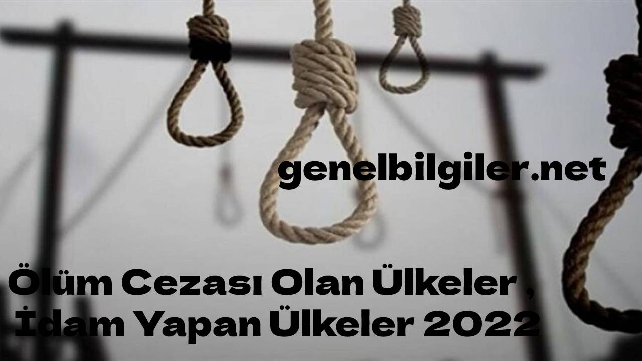 Ölüm Cezası Olan Ülkeler , İdam Yapan Ülkeler 2022